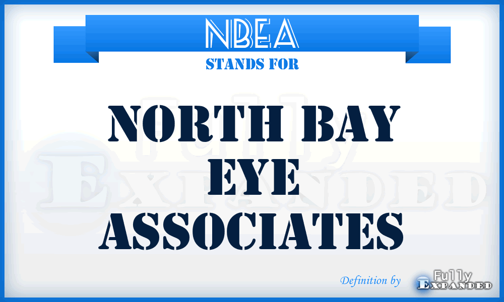 NBEA - North Bay Eye Associates