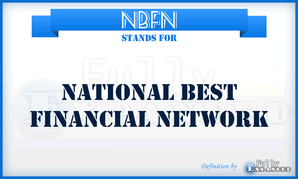 NBFN - National Best Financial Network