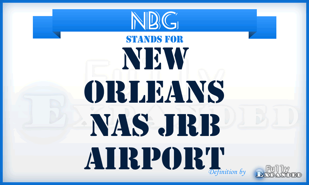 NBG - New Orleans Nas Jrb airport