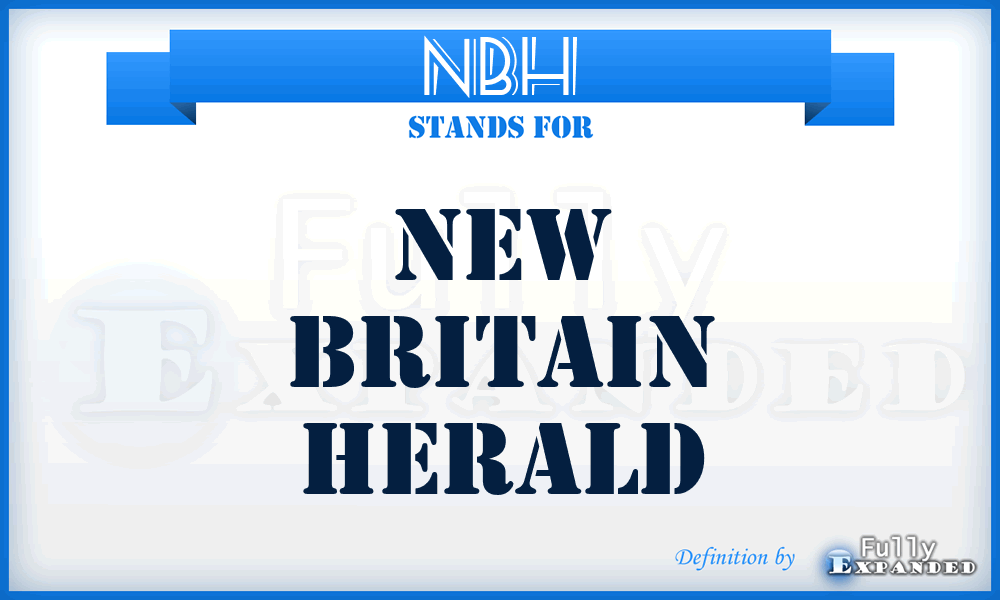 NBH - New Britain Herald