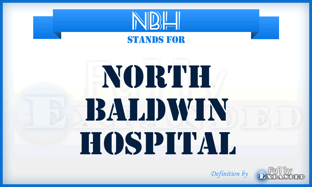 NBH - North Baldwin Hospital