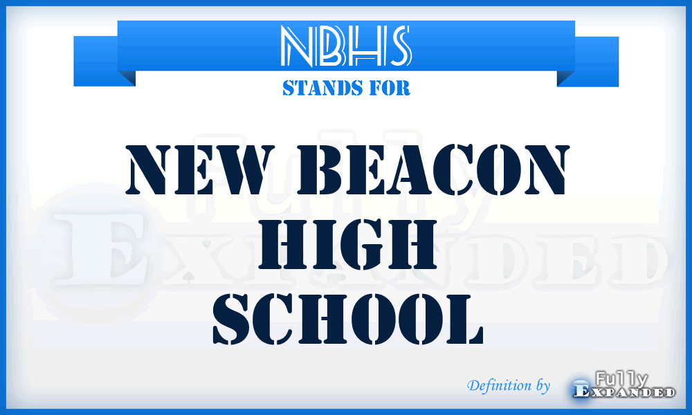 NBHS - New Beacon High School