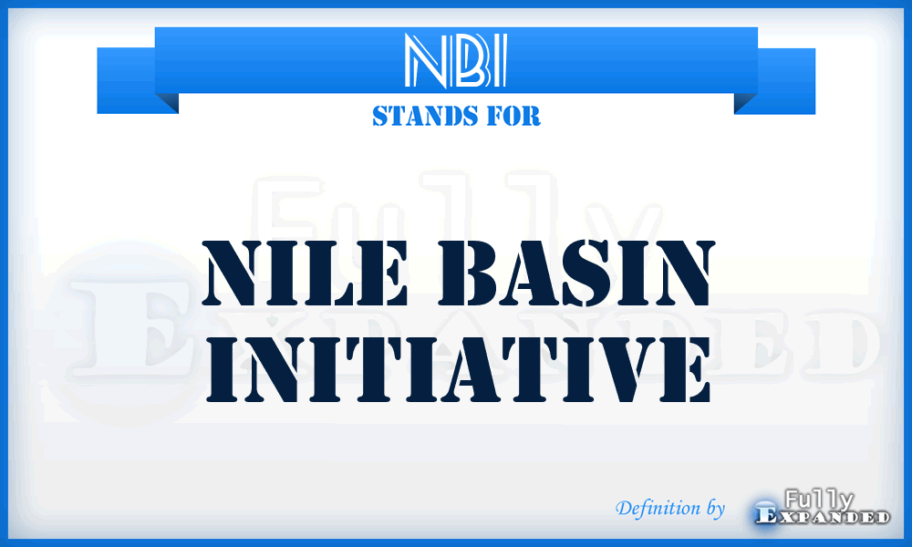 NBI - Nile Basin Initiative