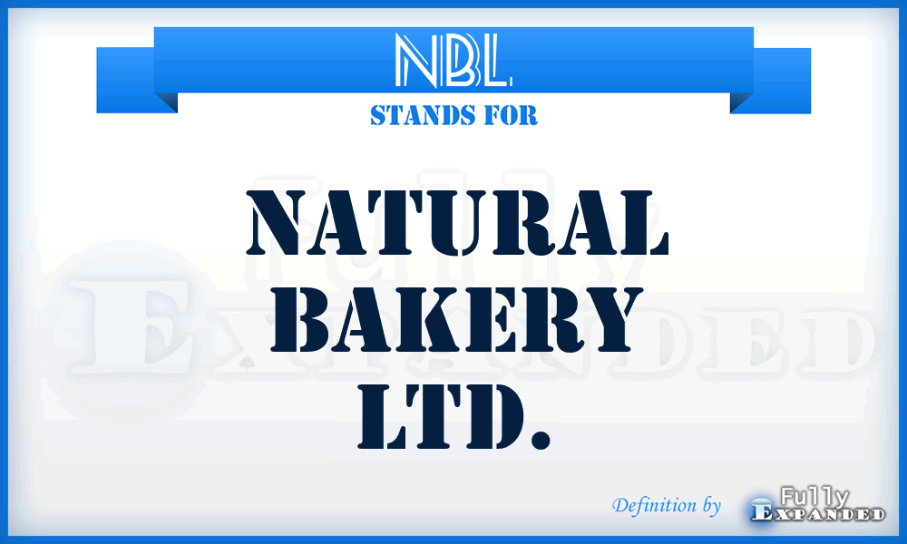 NBL - Natural Bakery Ltd.