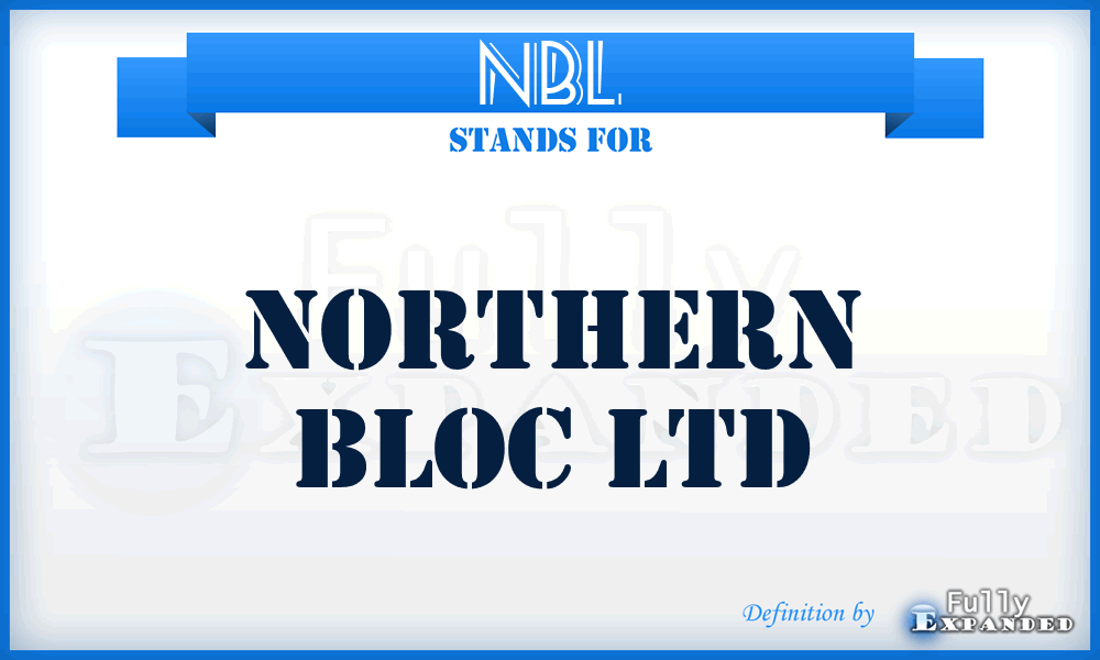 NBL - Northern Bloc Ltd