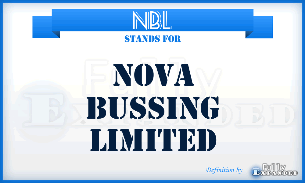 NBL - Nova Bussing Limited