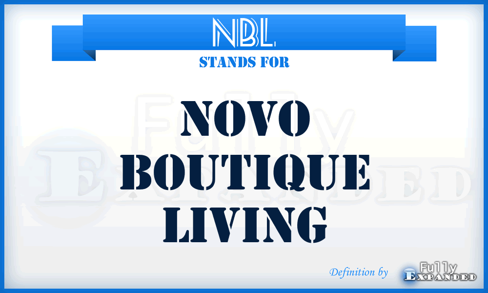 NBL - Novo Boutique Living