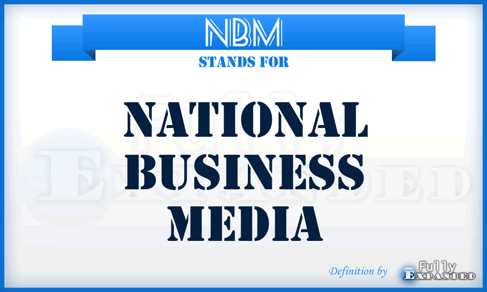 NBM - National Business Media
