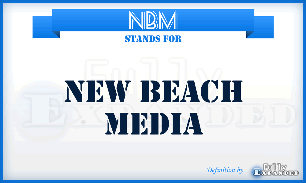 NBM - New Beach Media