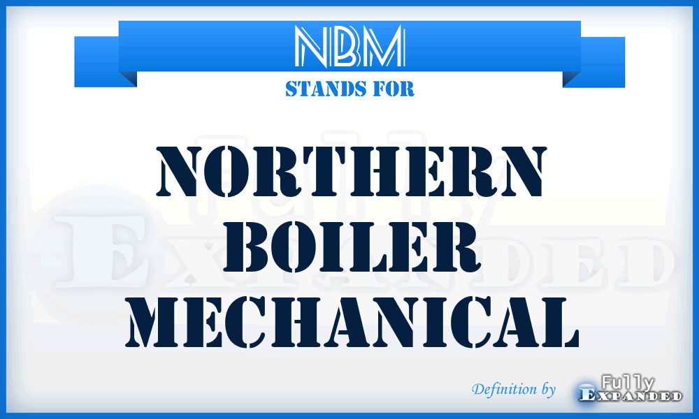 NBM - Northern Boiler Mechanical