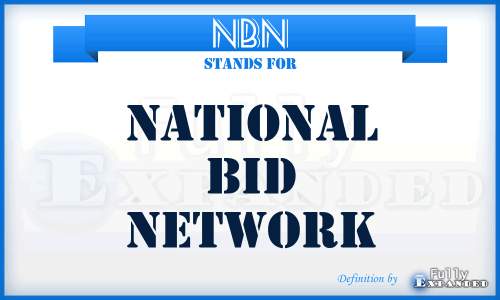 NBN - National Bid Network