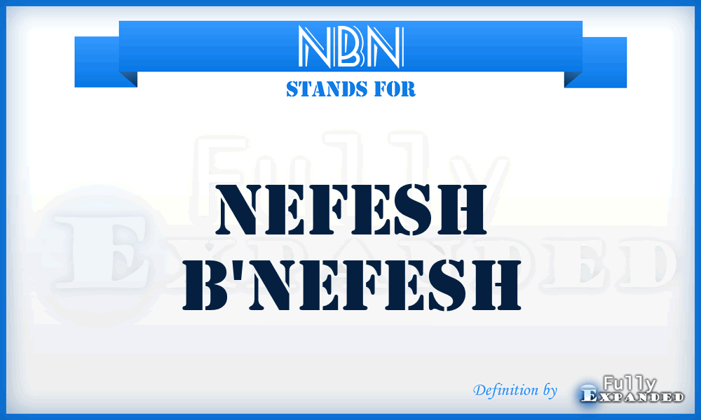 NBN - Nefesh B'Nefesh