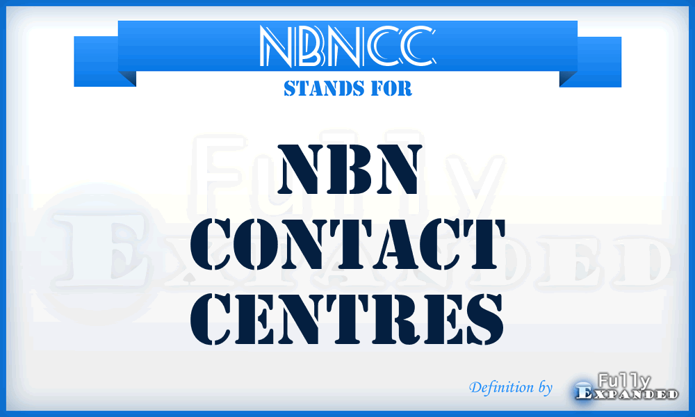 NBNCC - NBN Contact Centres