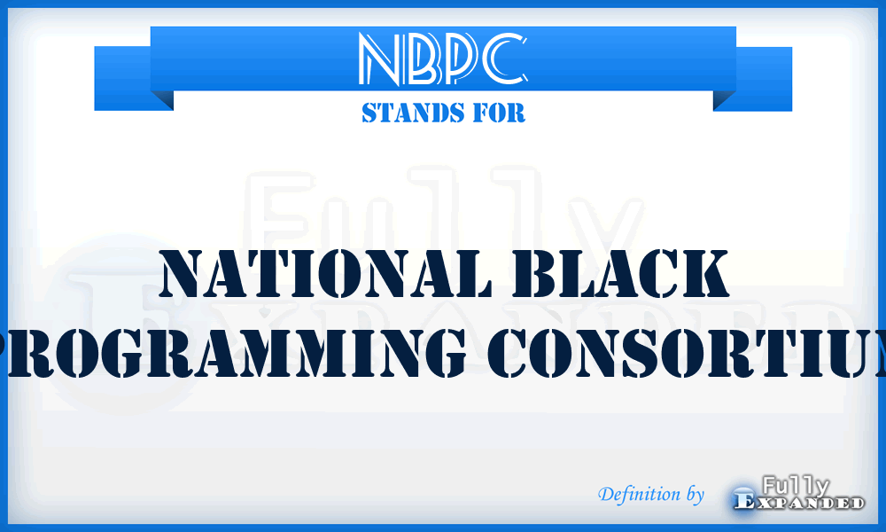 NBPC - National Black Programming Consortium