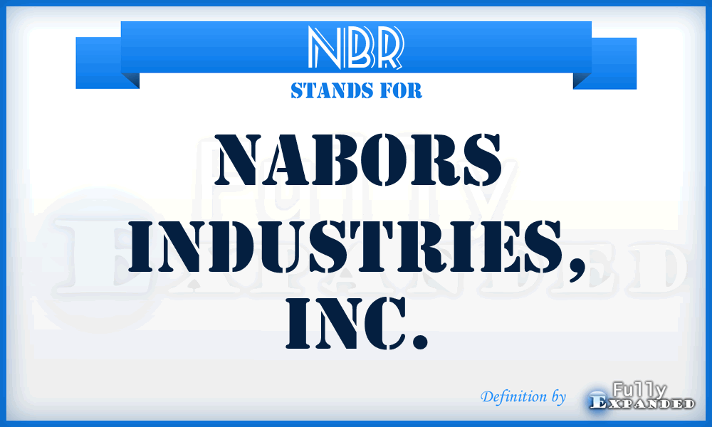 NBR - Nabors Industries, Inc.