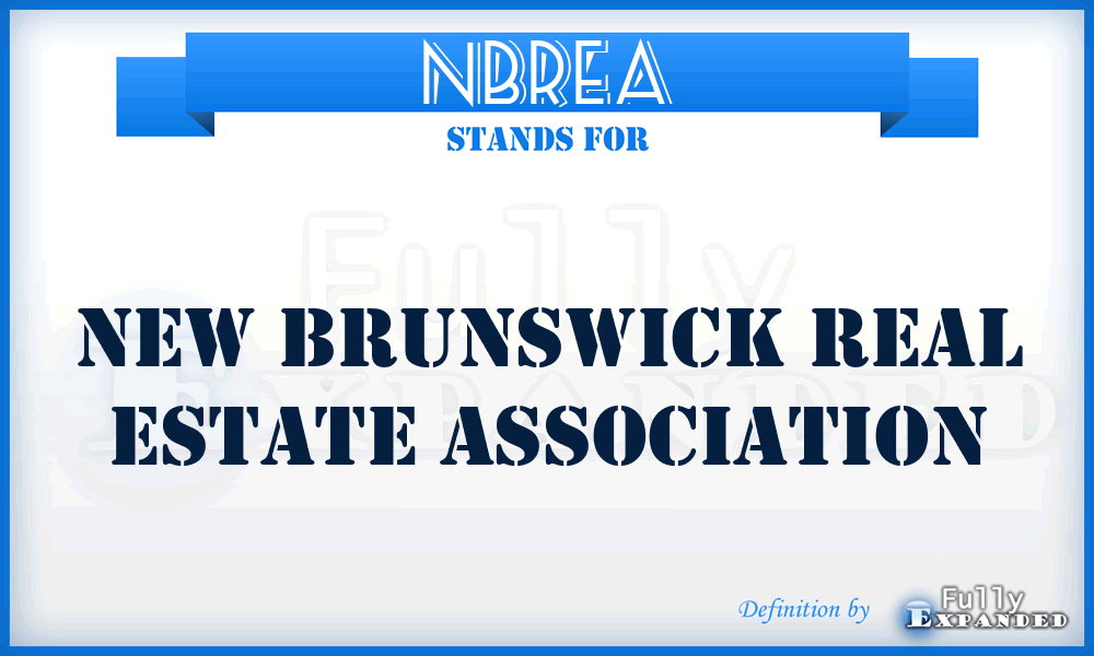 NBREA - New Brunswick Real Estate Association