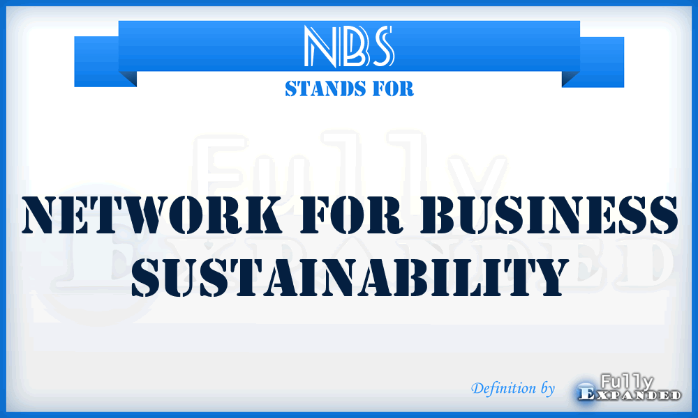 NBS - Network for Business Sustainability