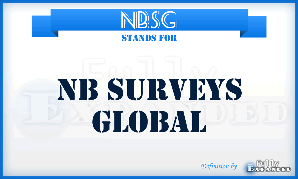 NBSG - NB Surveys Global