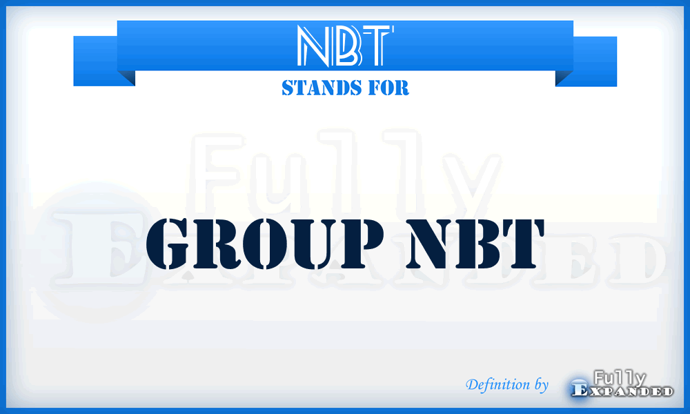 NBT - Group Nbt