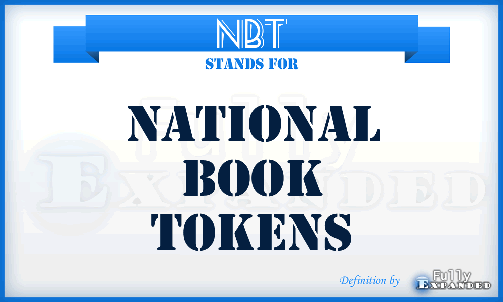 NBT - National Book Tokens