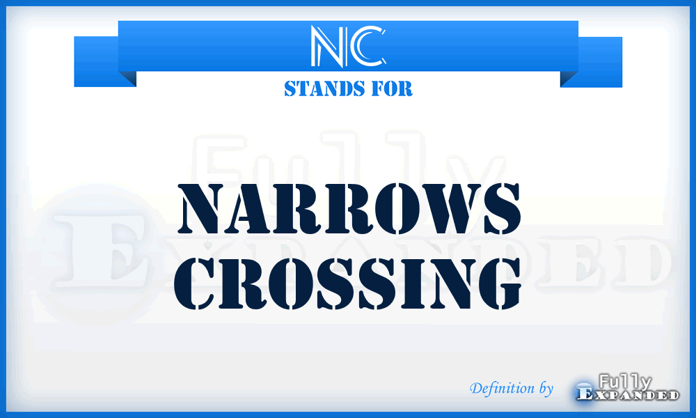 NC - Narrows Crossing