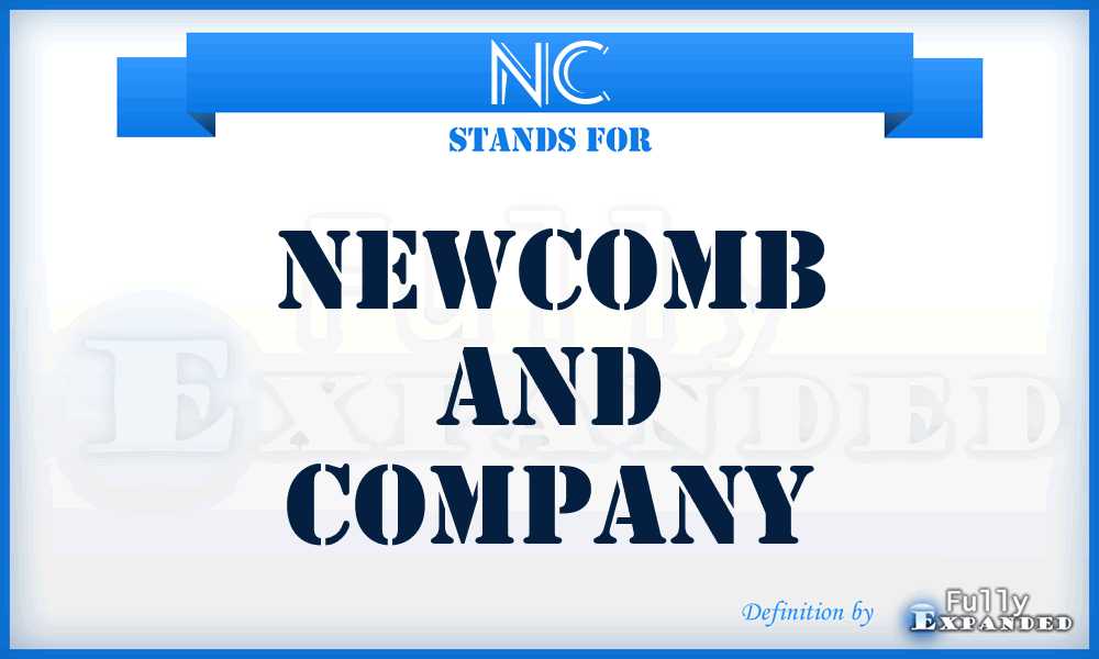 NC - Newcomb and Company