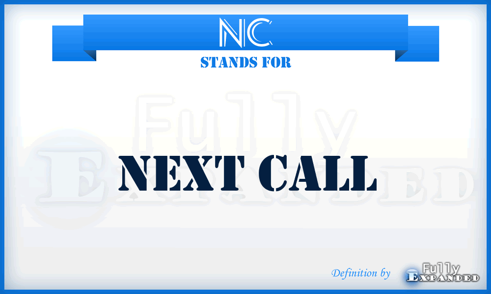 NC - Next Call