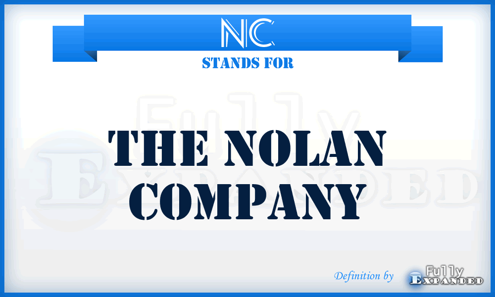 NC - The Nolan Company