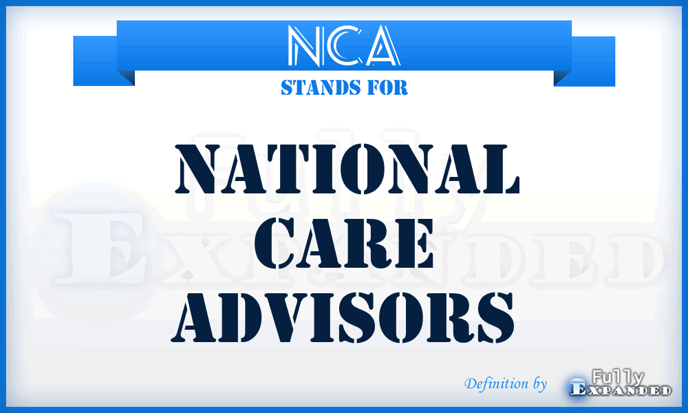 NCA - National Care Advisors
