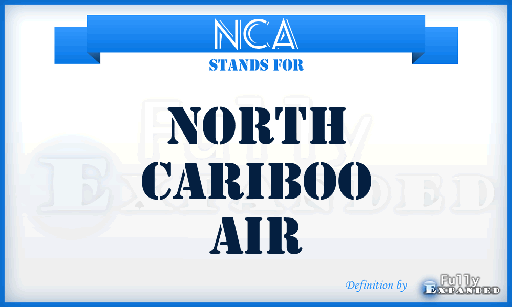 NCA - North Cariboo Air