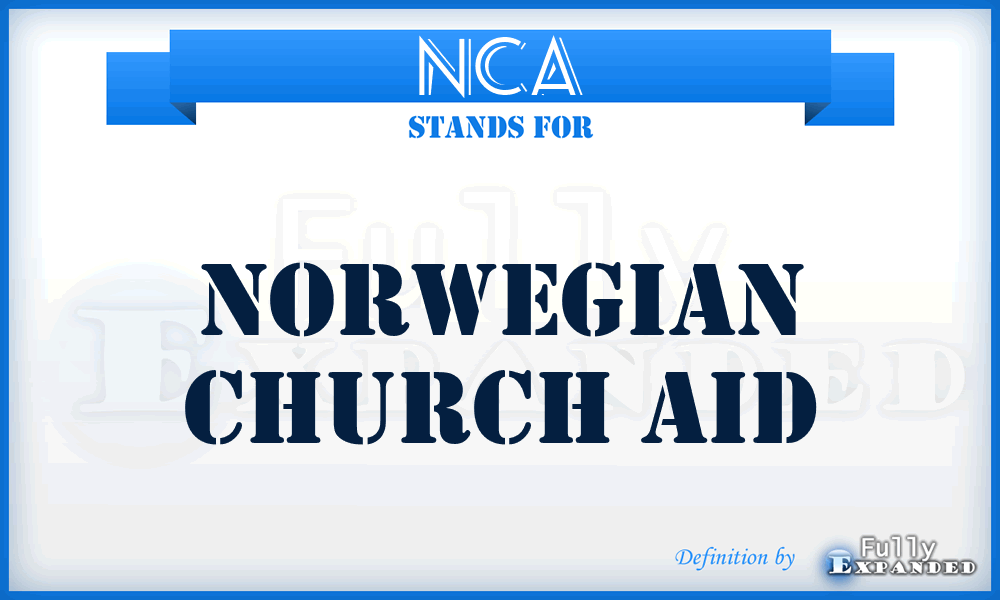 NCA - Norwegian Church Aid