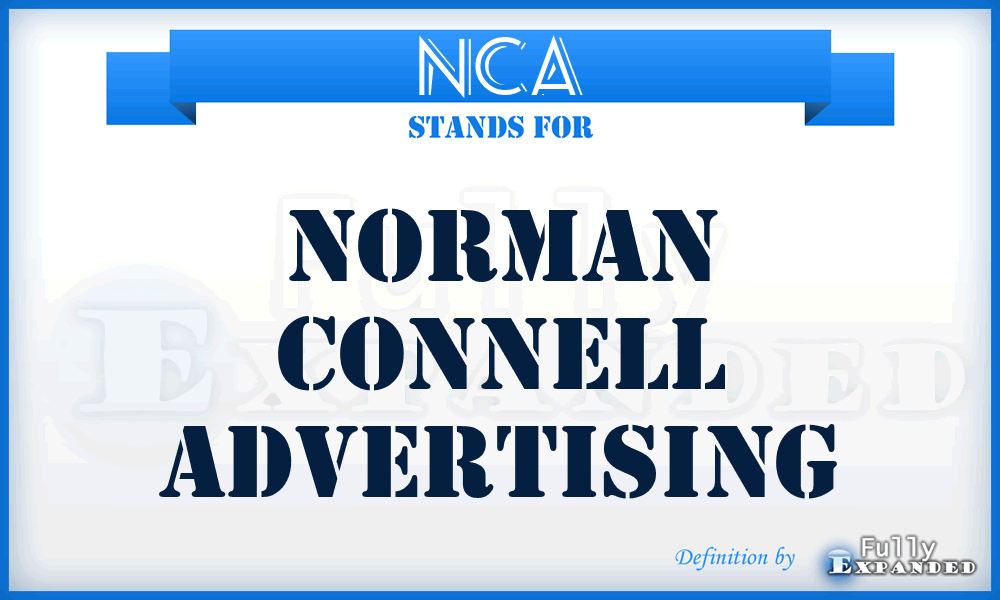 NCA - Norman Connell Advertising