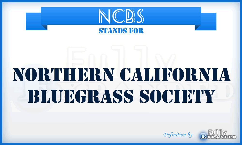 NCBS - Northern California Bluegrass Society