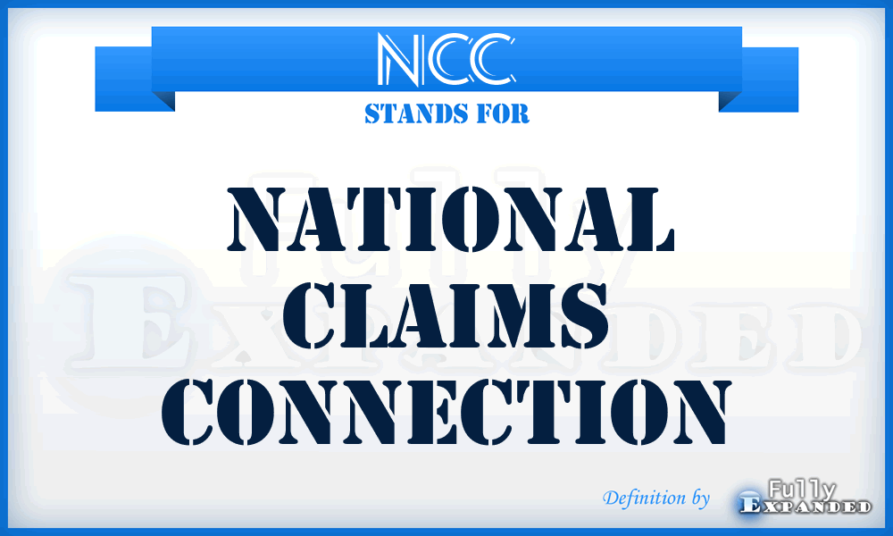 NCC - National Claims Connection