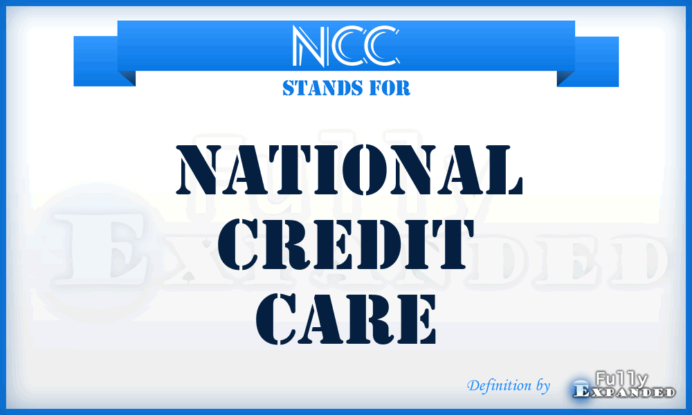 NCC - National Credit Care