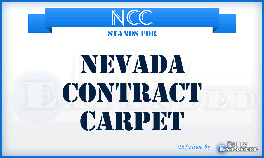 NCC - Nevada Contract Carpet