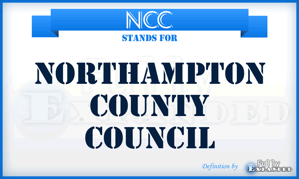 NCC - Northampton County Council