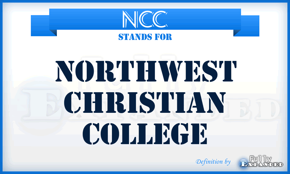 NCC - Northwest Christian College