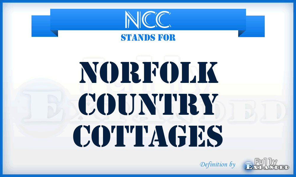 NCC - Norfolk Country Cottages
