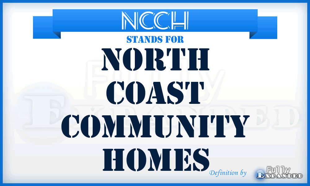 NCCH - North Coast Community Homes