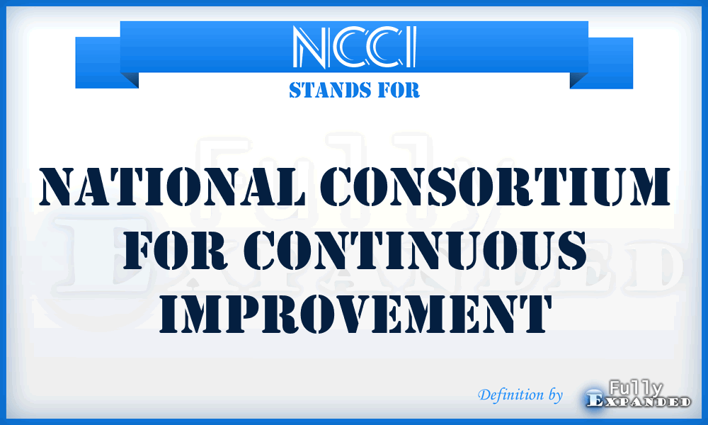 NCCI - National Consortium For Continuous Improvement