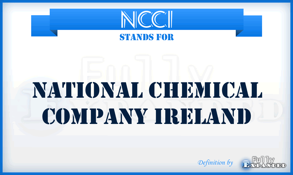 NCCI - National Chemical Company Ireland