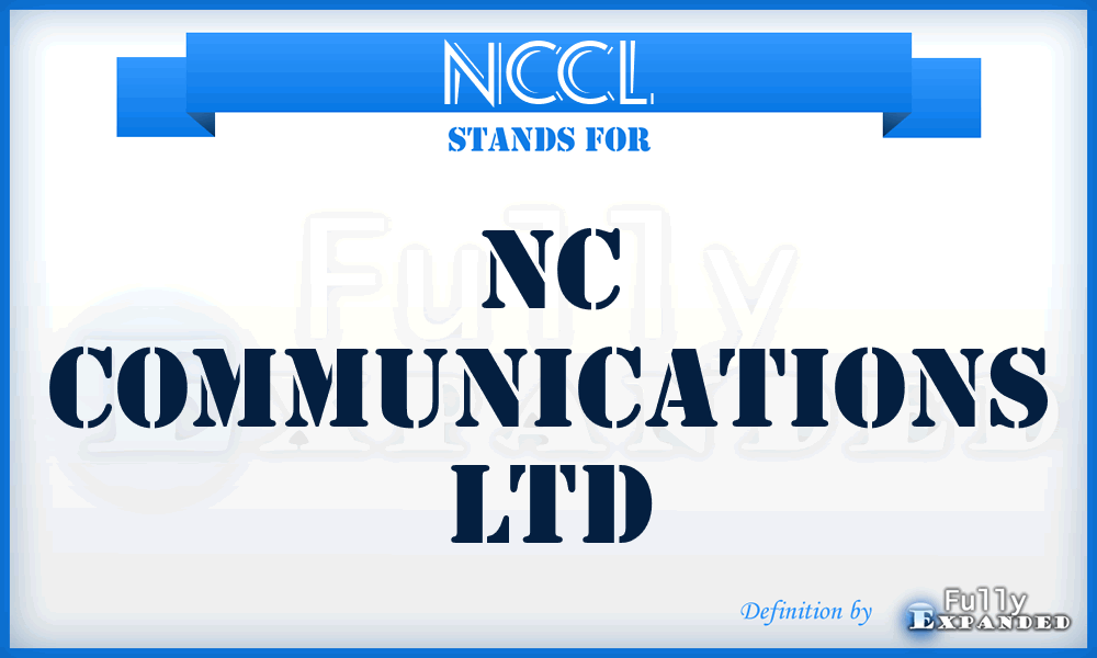 NCCL - NC Communications Ltd