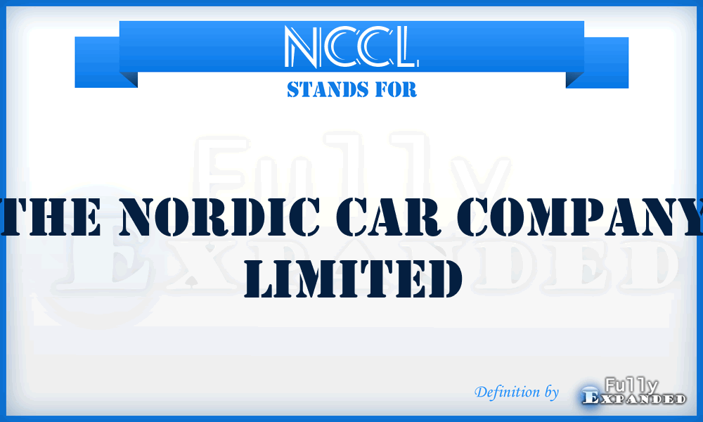 NCCL - The Nordic Car Company Limited