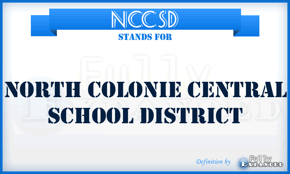 NCCSD - North Colonie Central School District