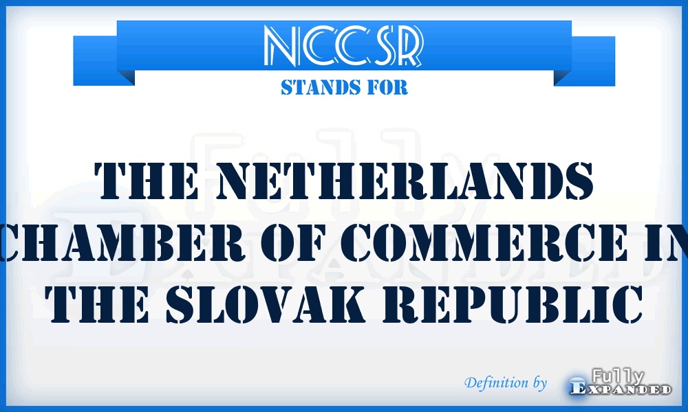 NCCSR - The Netherlands Chamber of Commerce in the Slovak Republic