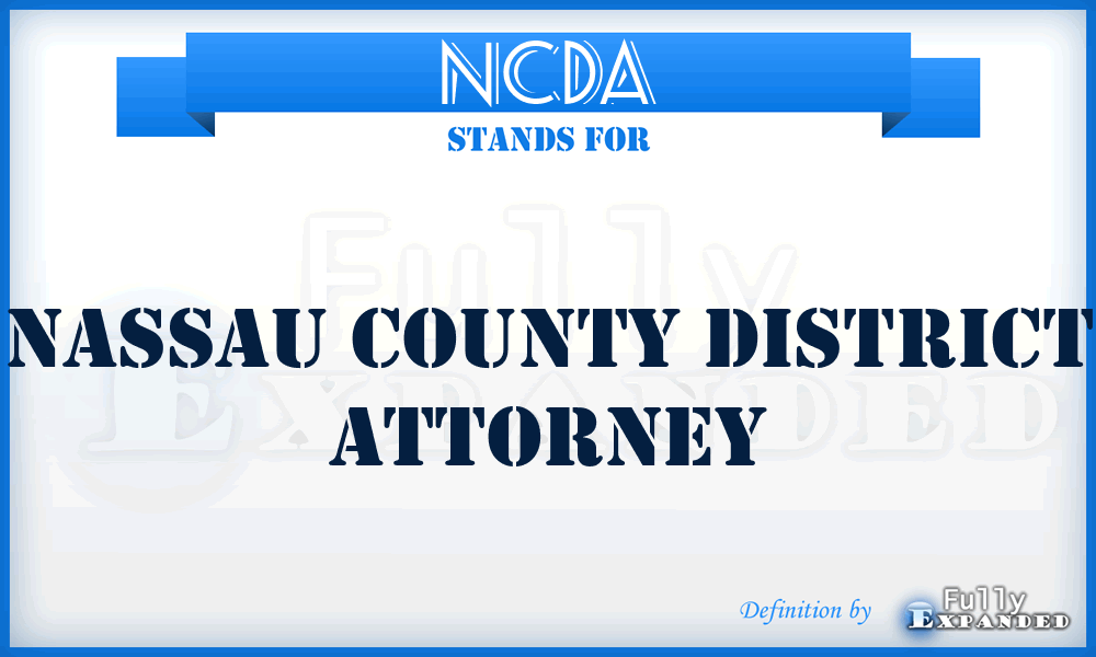 NCDA - Nassau County District Attorney