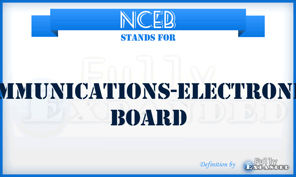 NCEB - Communications-Electronics Board