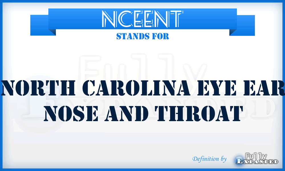 NCEENT - North Carolina Eye Ear Nose and Throat