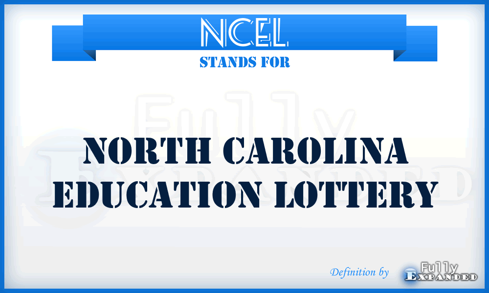 NCEL - North Carolina Education Lottery